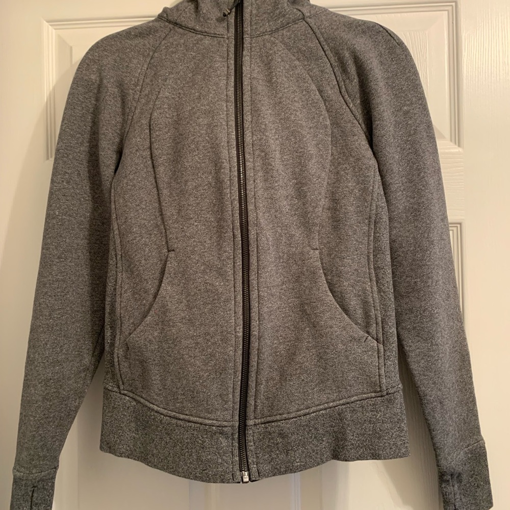 Lululemon Gray Zip Up Hoodie Jacket Size 6